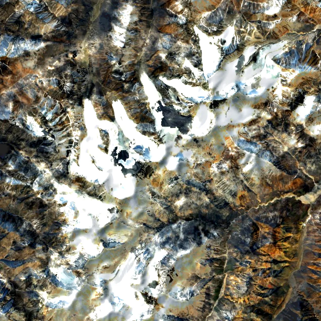 Mus-Khaya seen from above (Sentinel-2)