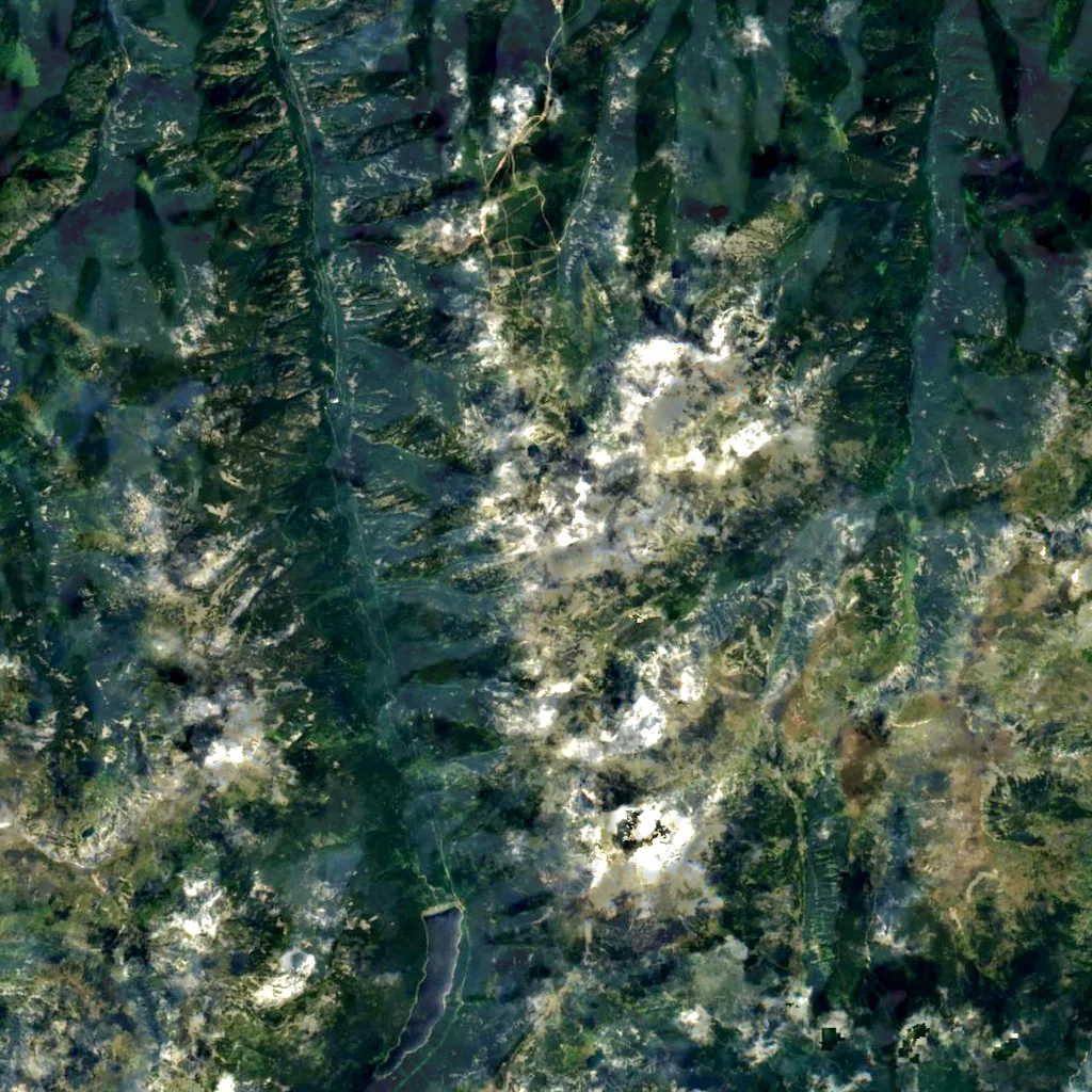 Musala seen from above (Sentinel-2)