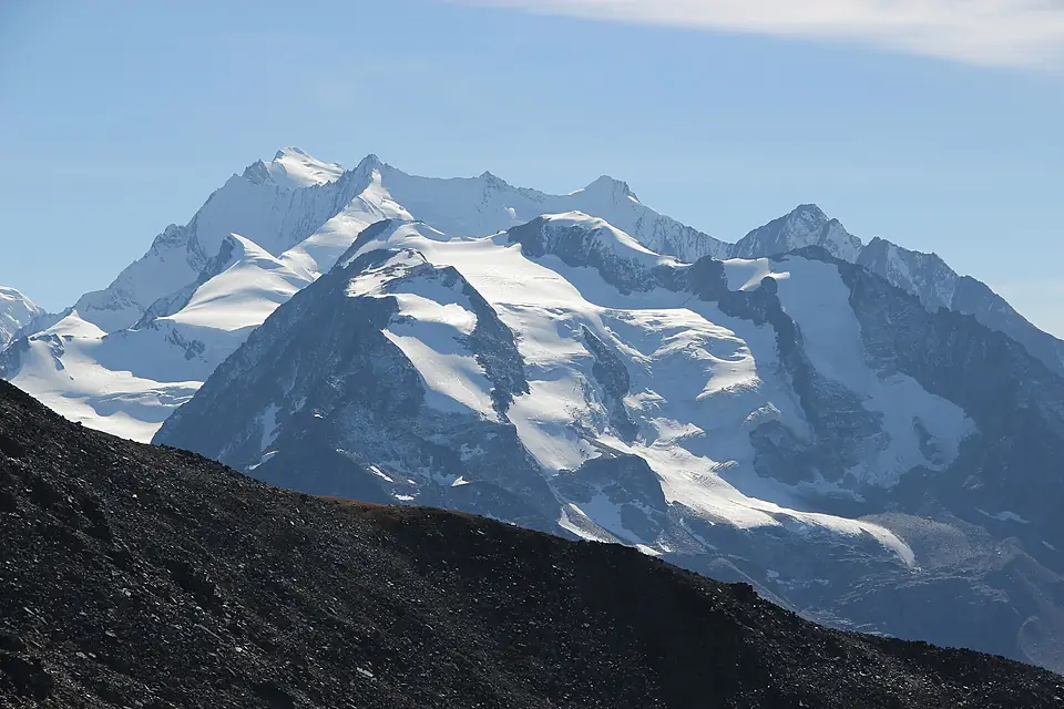 Dom, Nadelhorn, Hohberghorn and Dürrenhorn (15214340430)