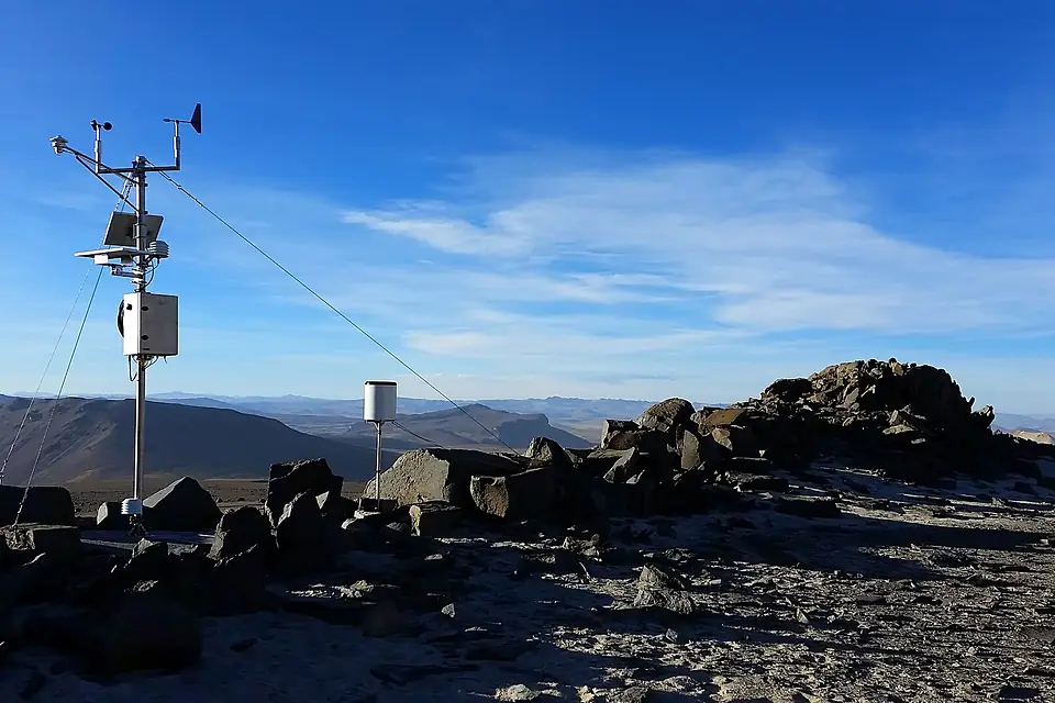 Amazon River headwaters climate station
