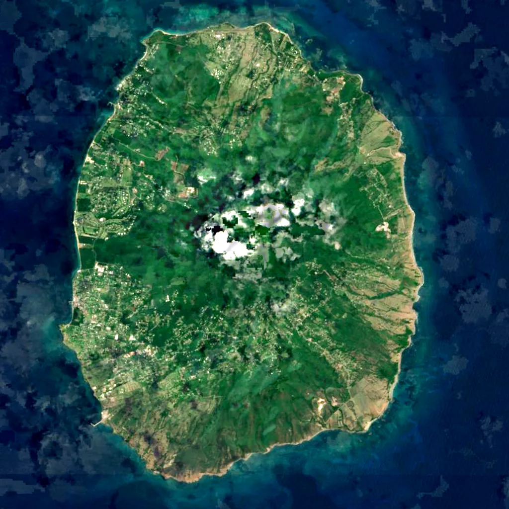Nevis Peak seen from above (Sentinel-2)