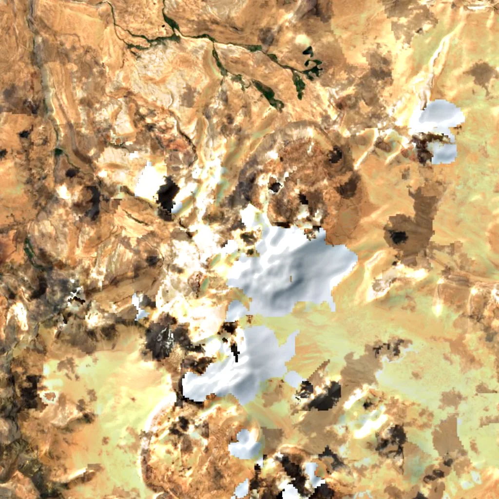 Nuevo Mundo volcano seen from above (Sentinel-2)