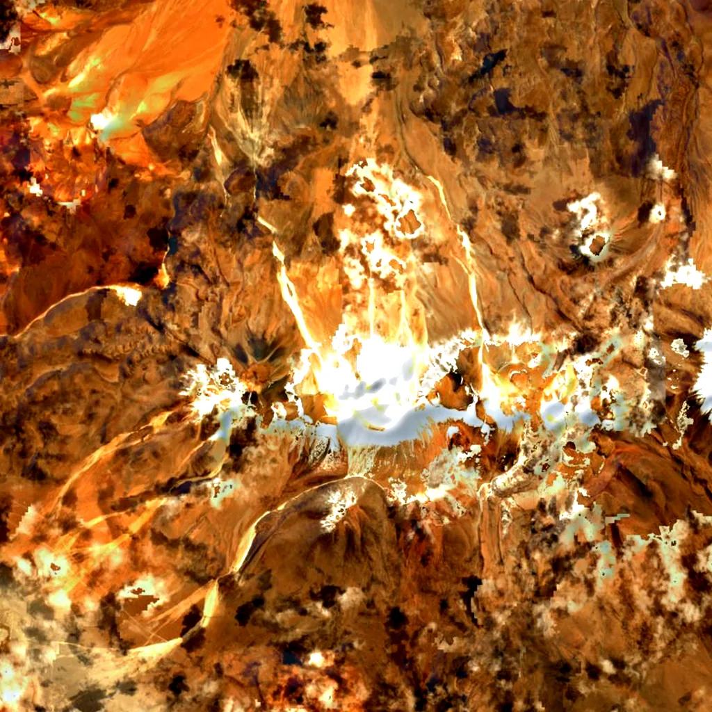 Olca seen from above (Sentinel-2)