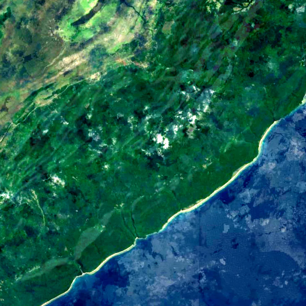 Paitchau seen from above (Sentinel-2)