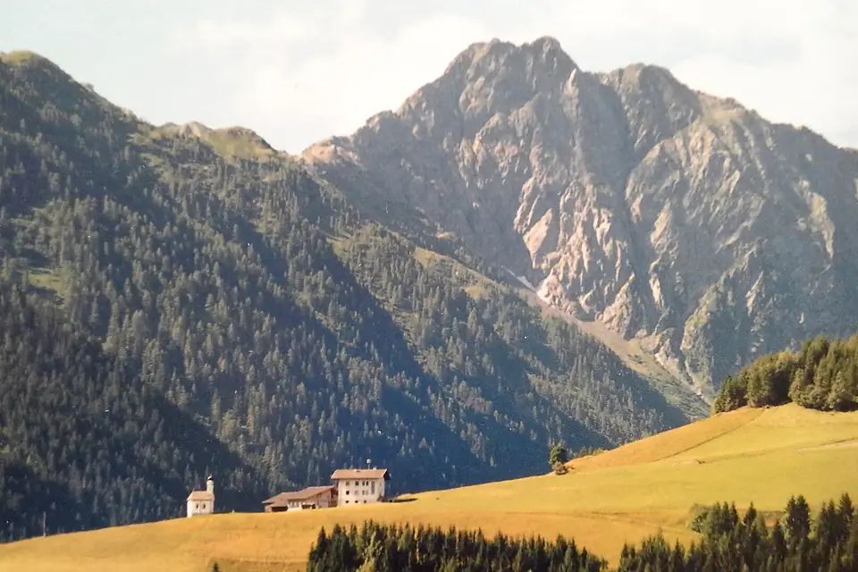Blick von Norden über Frohn zum Monte Peralba