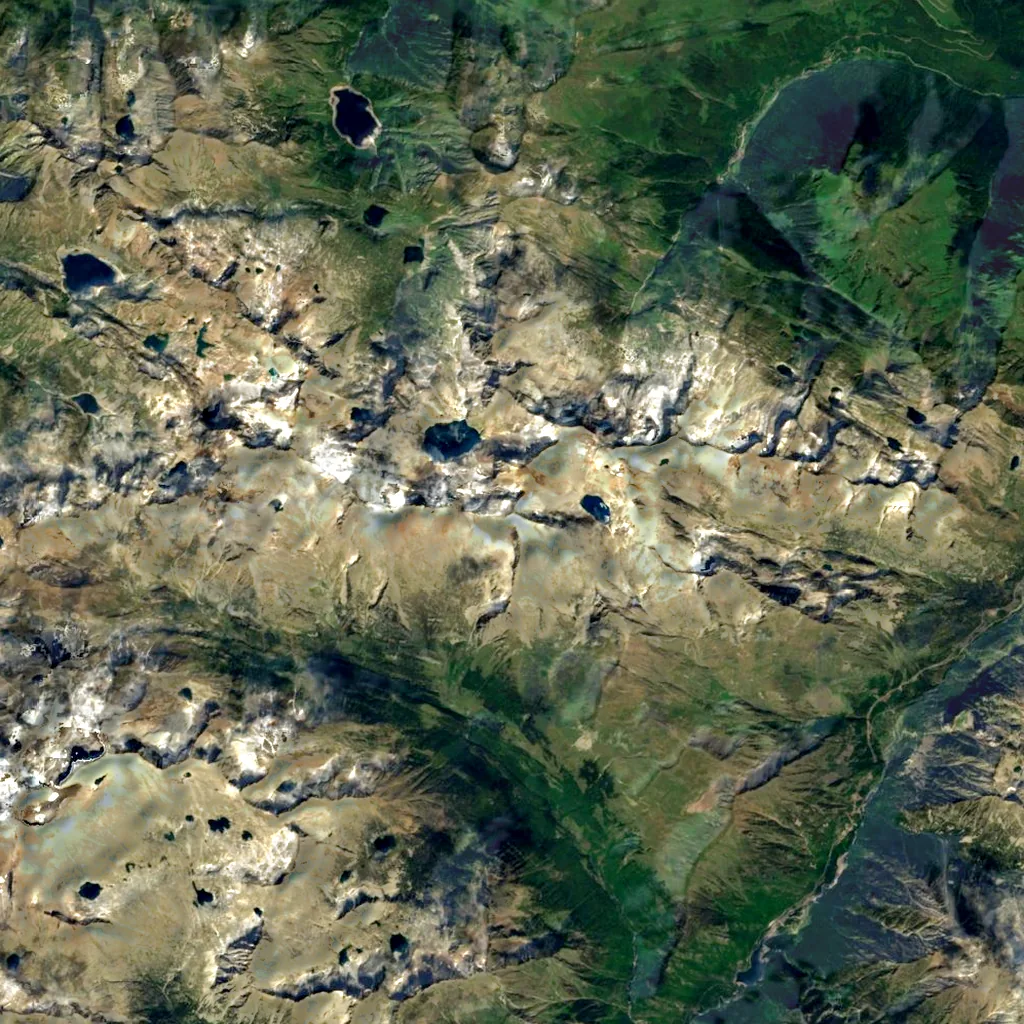 Perdiguero seen from above (Sentinel-2)