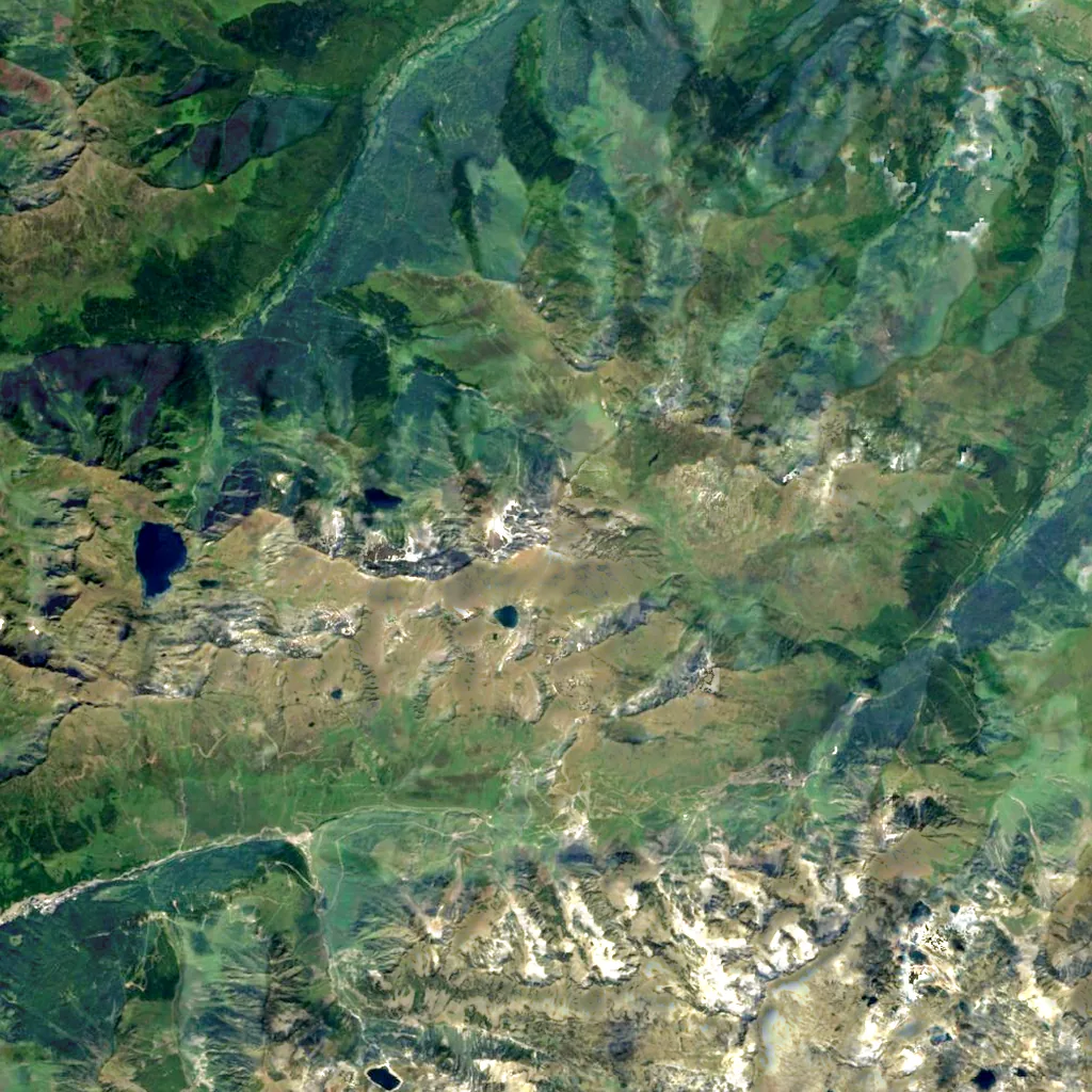Pic du Midi de Bigorre seen from above (Sentinel-2)