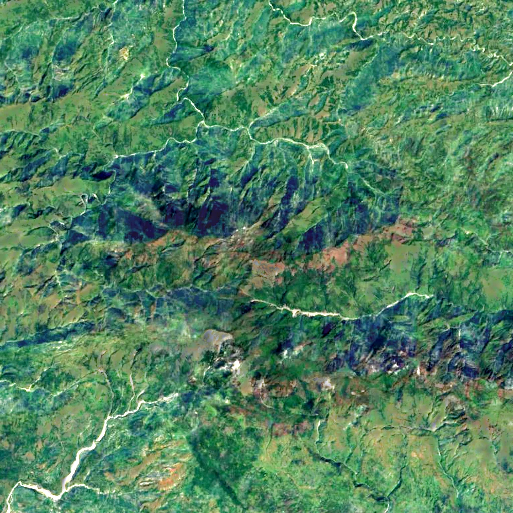 Pic Macaya seen from above (Sentinel-2)