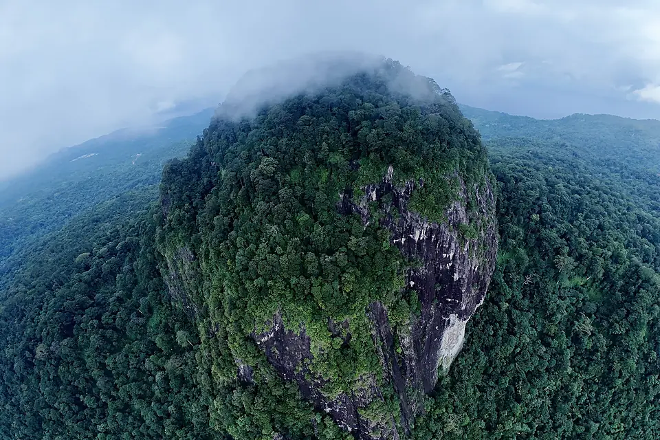 Pico Papagaio from above
