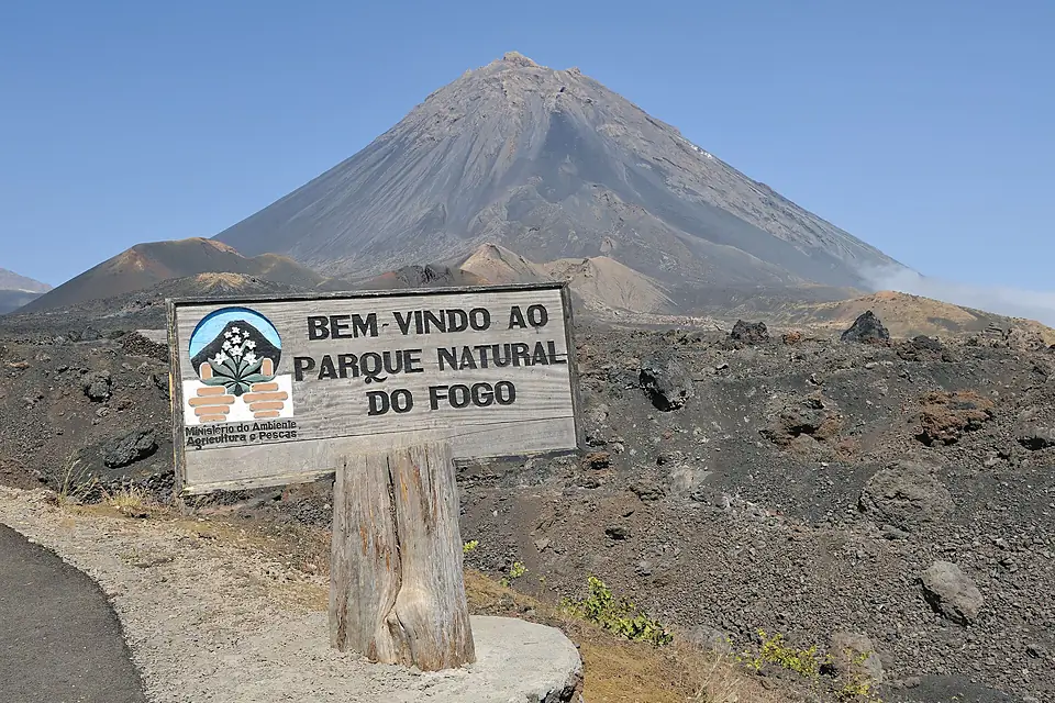 Cape Verde isle of Fogo Park panel
