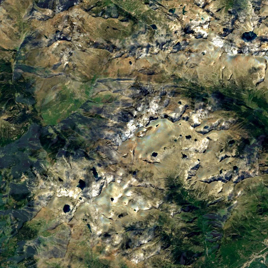 Pico Posets seen from above (Sentinel-2)