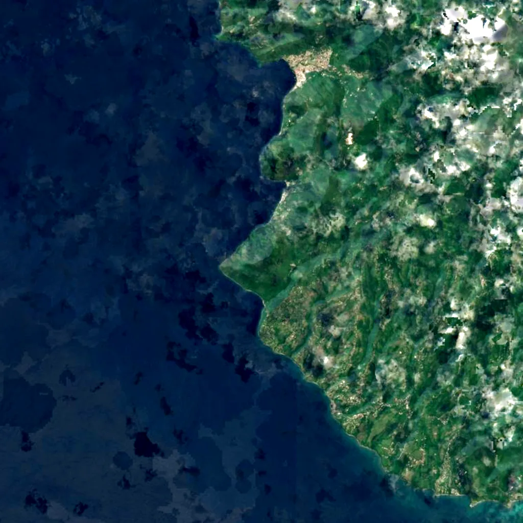 Pitons seen from above (Sentinel-2)