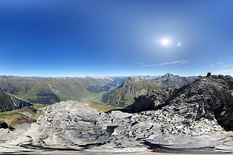 Einshorn (Nufenen) Spherical Panorama