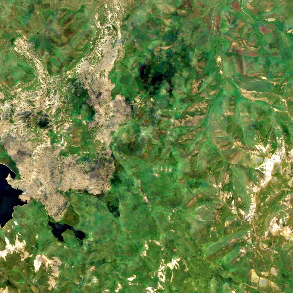 Porak seen from above (Sentinel-2)