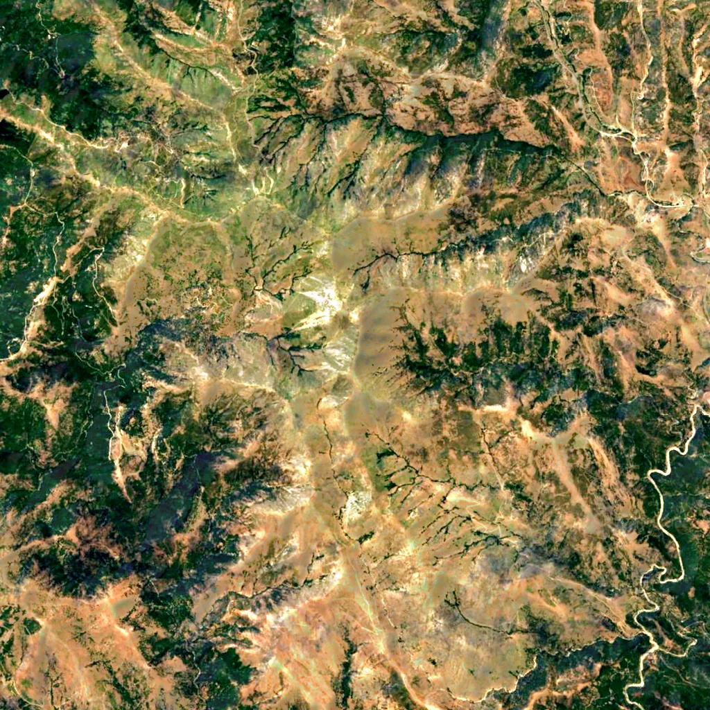 Punta La Marmora seen from above (Sentinel-2)
