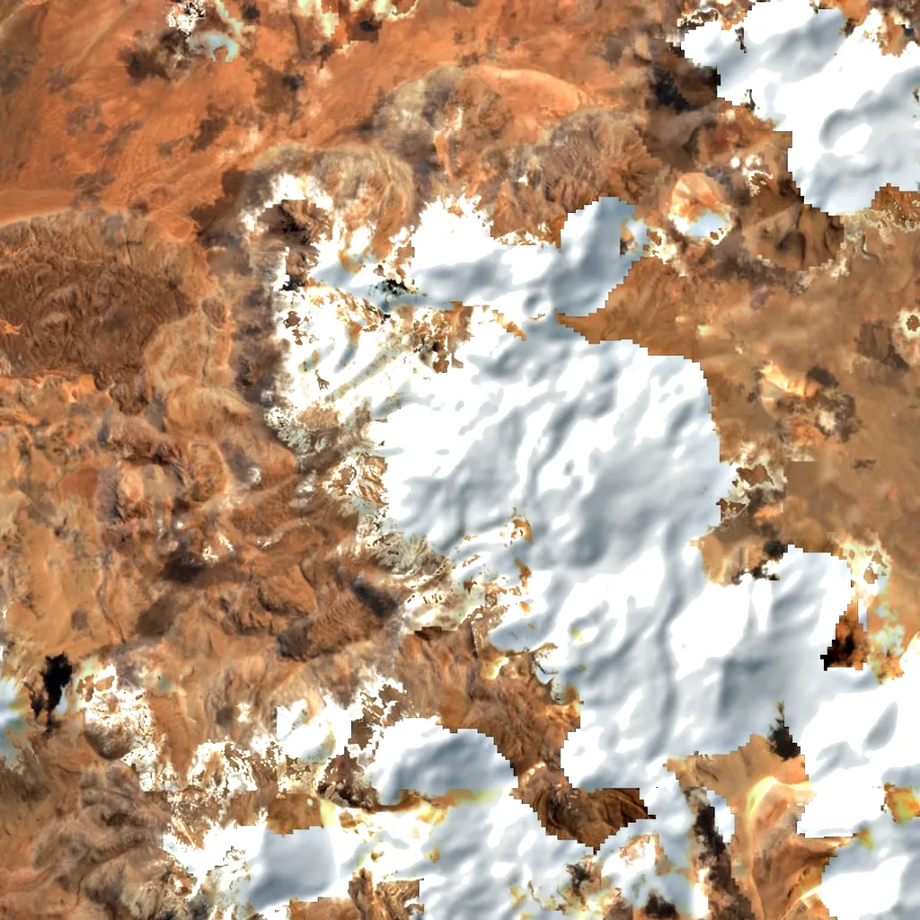 Putana seen from above (Sentinel-2)