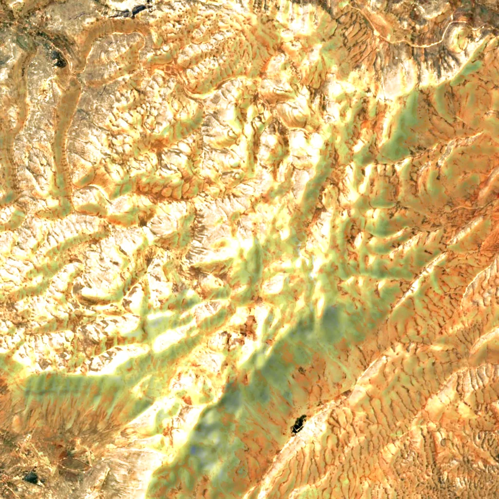 Qurnat as Sawda' seen from above (Sentinel-2)