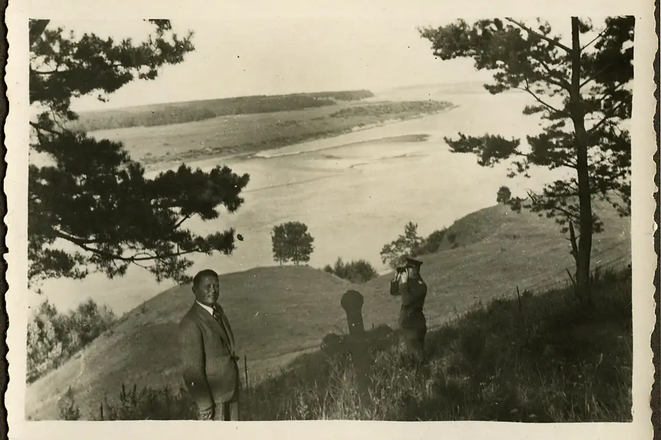 Landscape of Lithuania. Rambynas Hill, 1930s