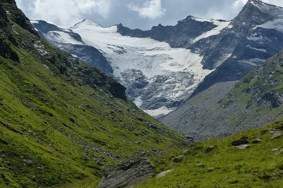 Läntagletscher und Rheinwaldhorn (von Läntahütte) 2016