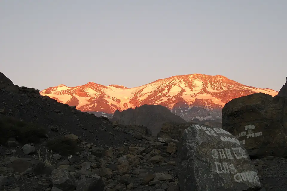Atardecer Volcán San José
