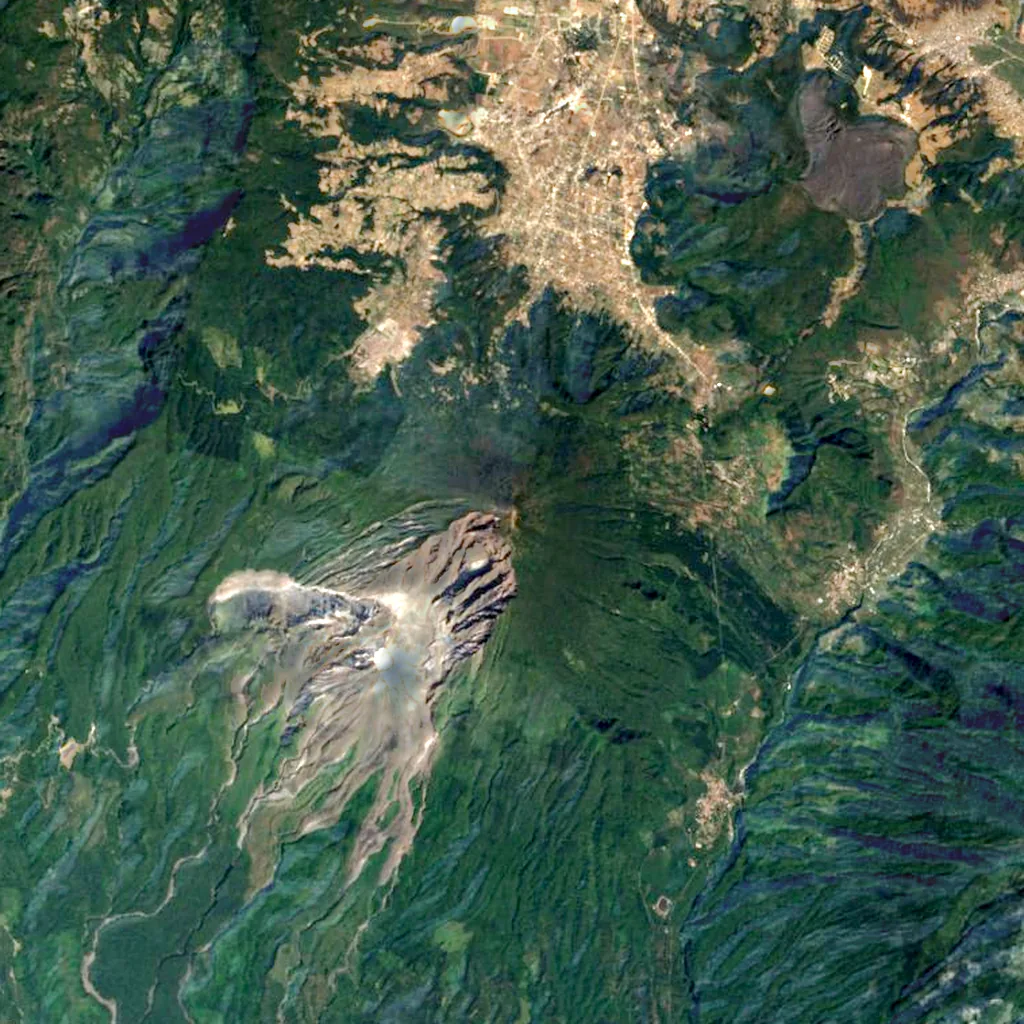 Santa María seen from above (Sentinel-2)