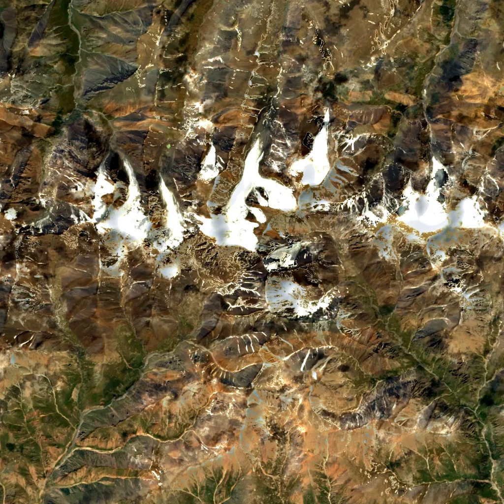 Sauyr Zhotasy seen from above (Sentinel-2)