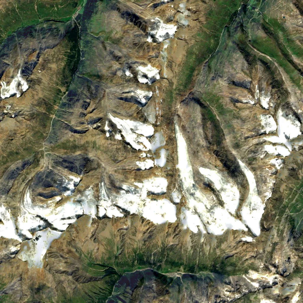 Schalfkogel seen from above (Sentinel-2)