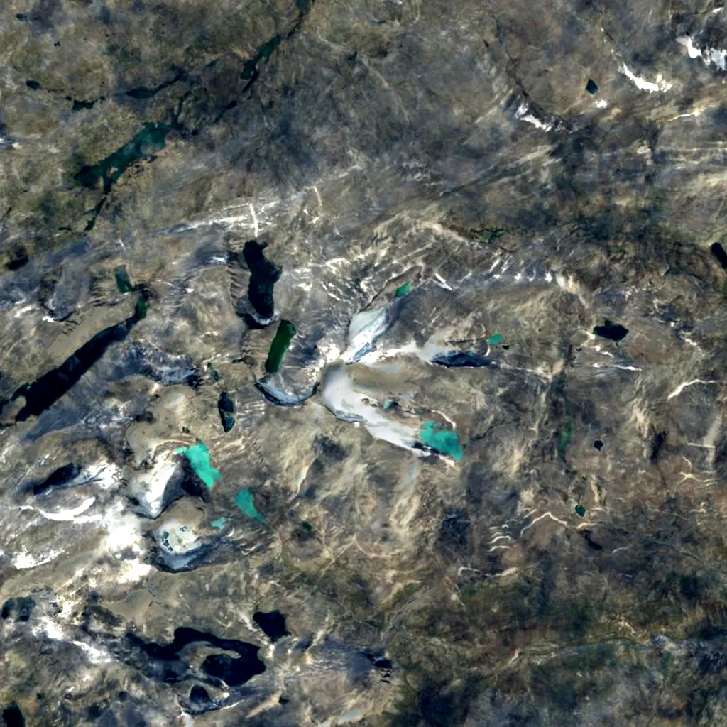 Snøhetta seen from above (Sentinel-2)