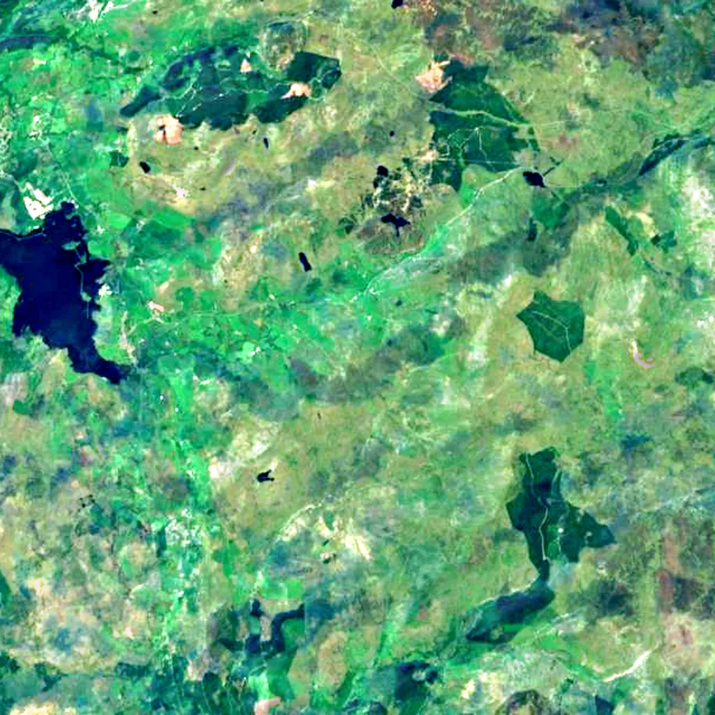Snowdonia seen from above (Sentinel-2)