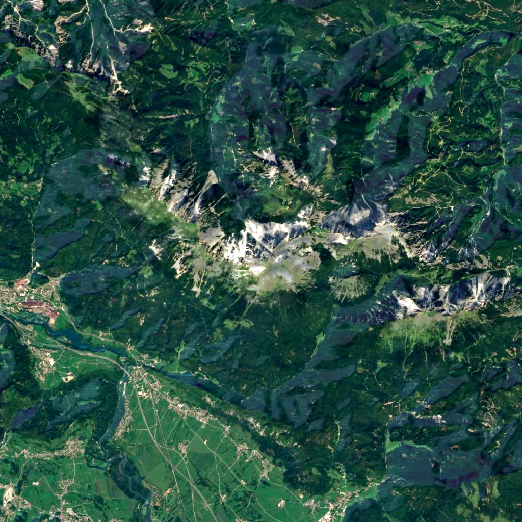 Stol / Hochstuhl seen from above (Sentinel-2)