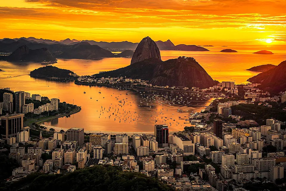 Beautiful Sugarloaf Mountain Sunrise