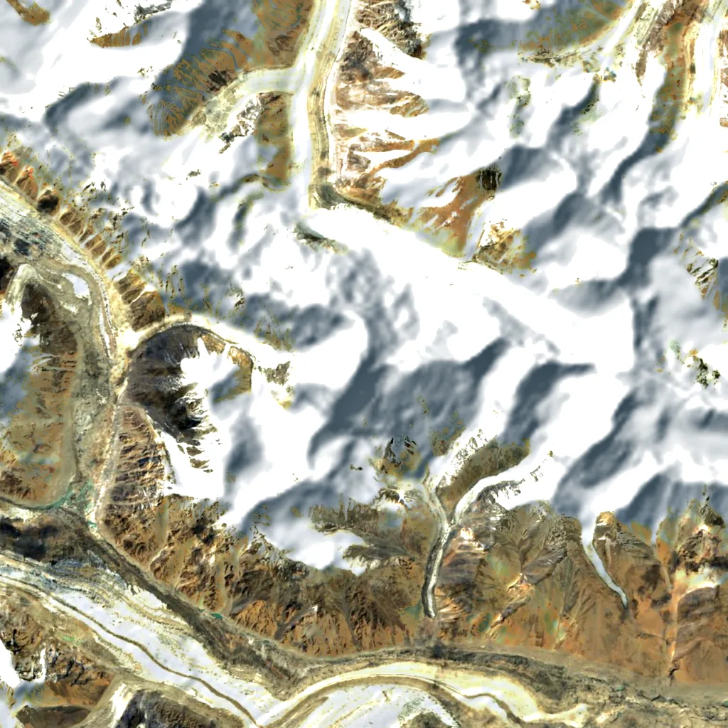 The Crown seen from above (Sentinel-2)