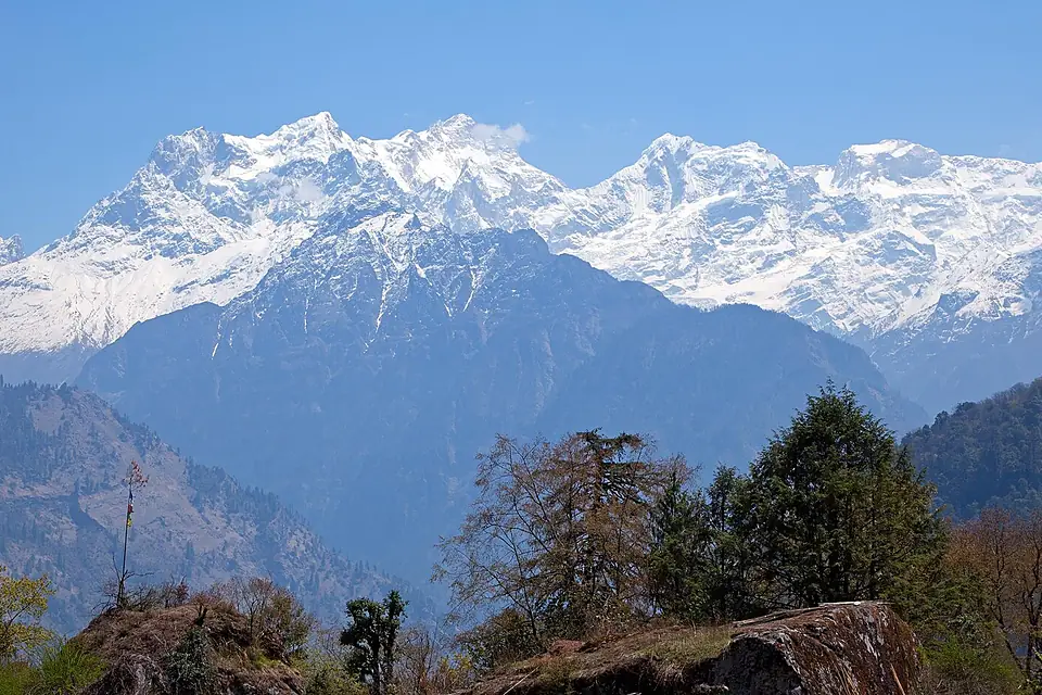 Manaslu view from Timang