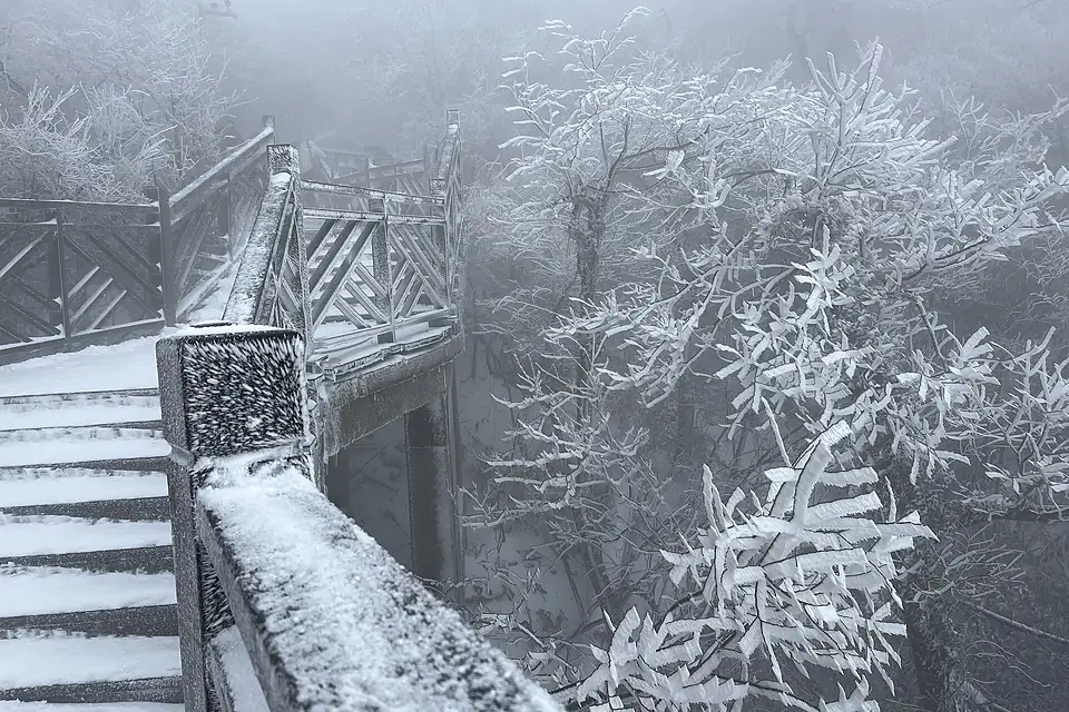 Snow in Mt. Tianmenshan (20250220 ~ Image 2)