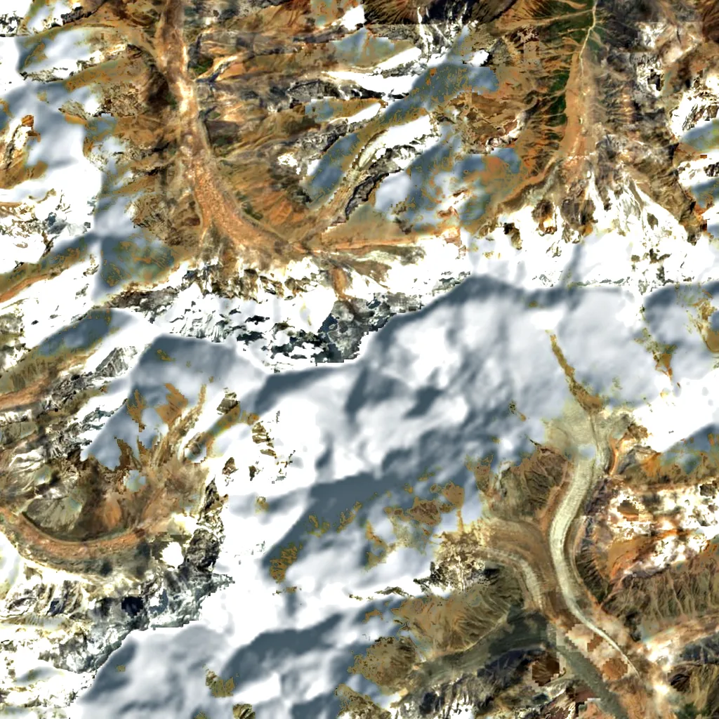 Tirsuli seen from above (Sentinel-2)