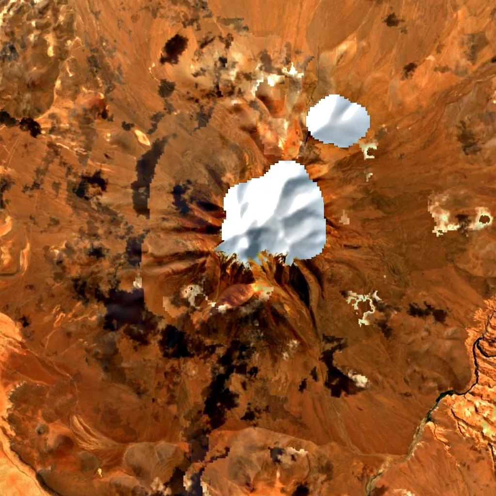 Tomasamil seen from above (Sentinel-2)