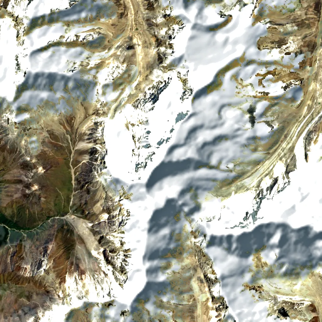 Trisul seen from above (Sentinel-2)