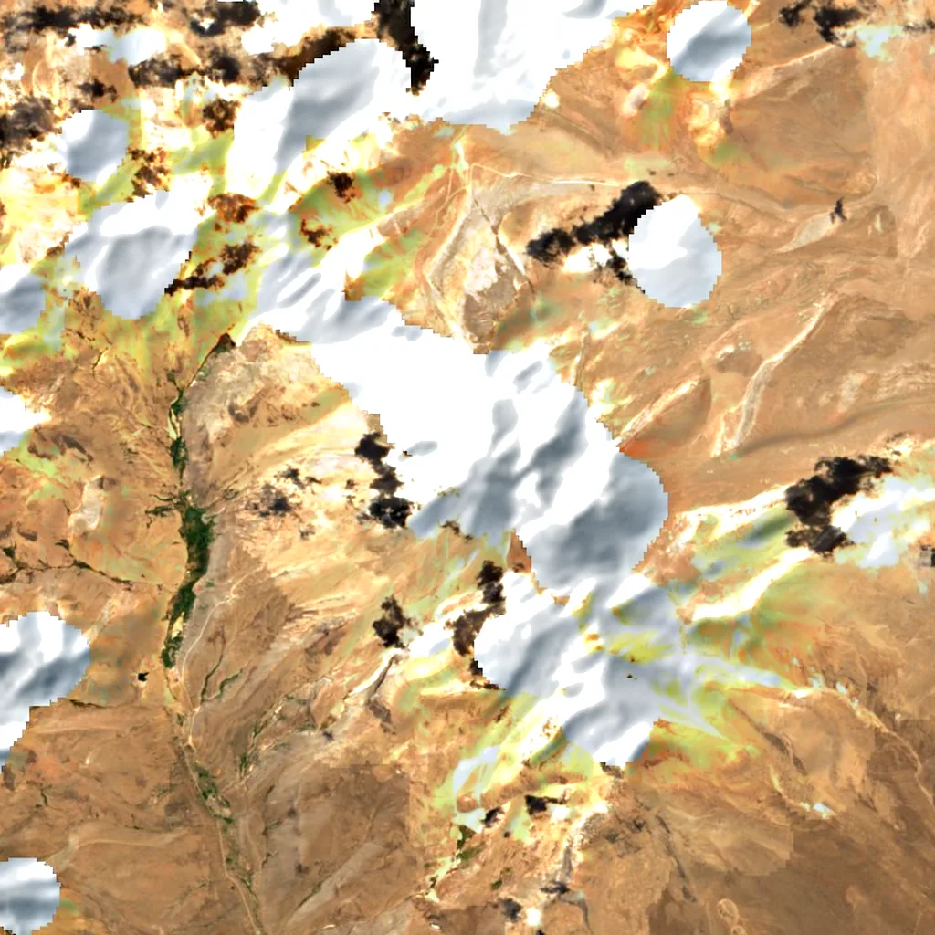 Tutupaca seen from above (Sentinel-2)