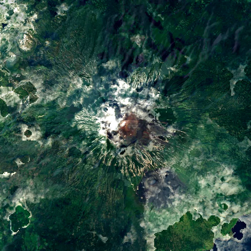 Tyatya seen from above (Sentinel-2)