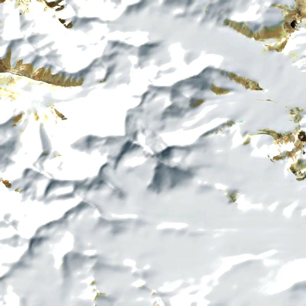 Ulugh Muztagh seen from above (Sentinel-2)