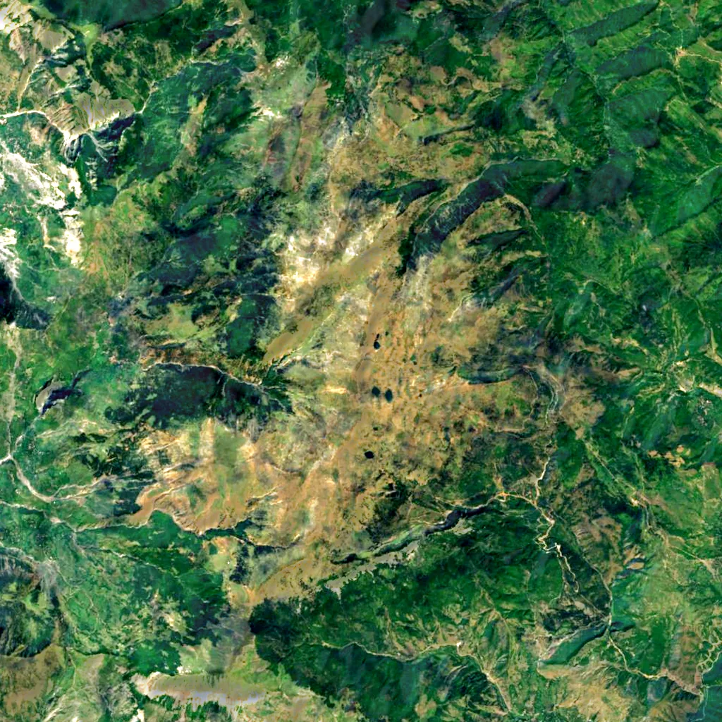 Valamara seen from above (Sentinel-2)
