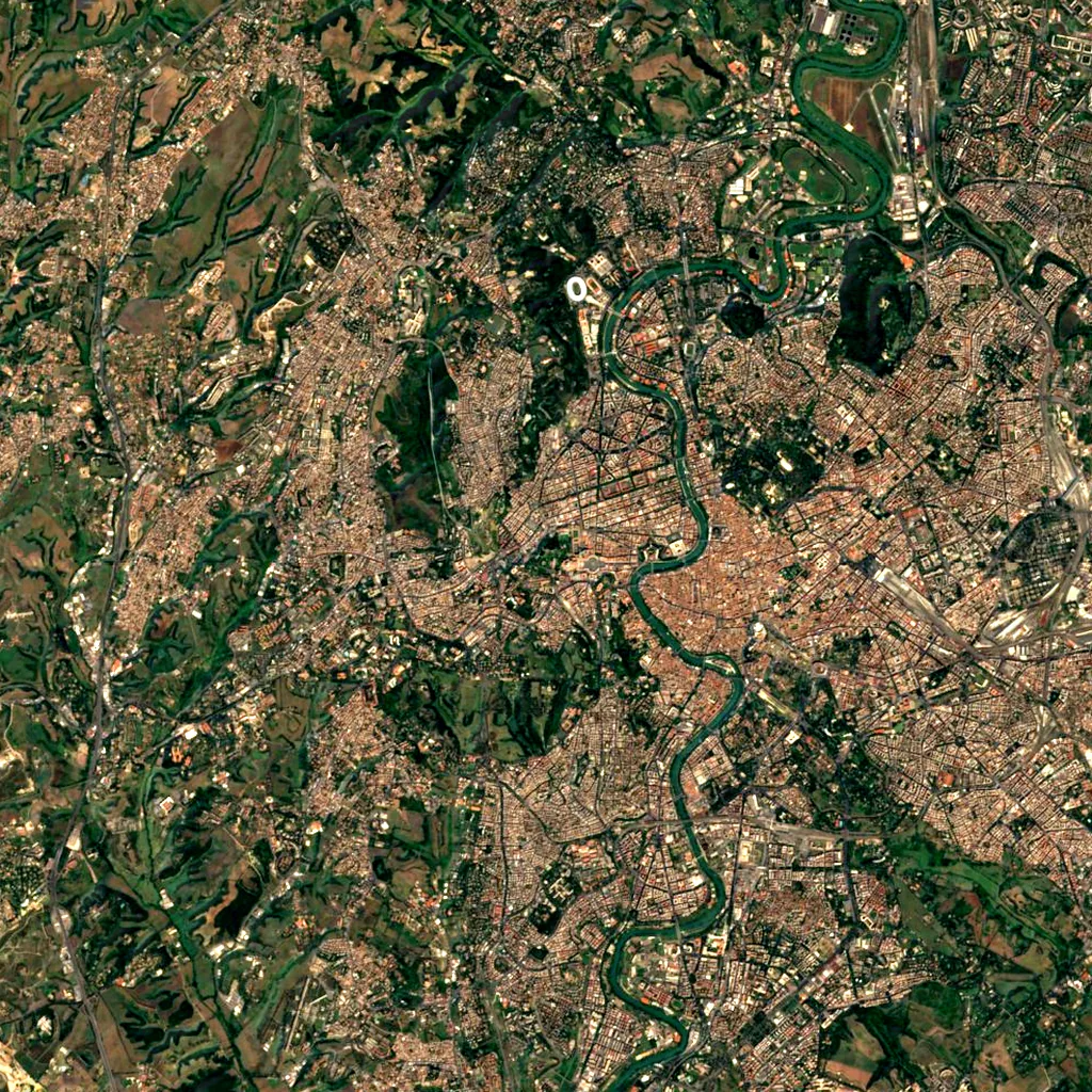 Vatican Hill seen from above (Sentinel-2)