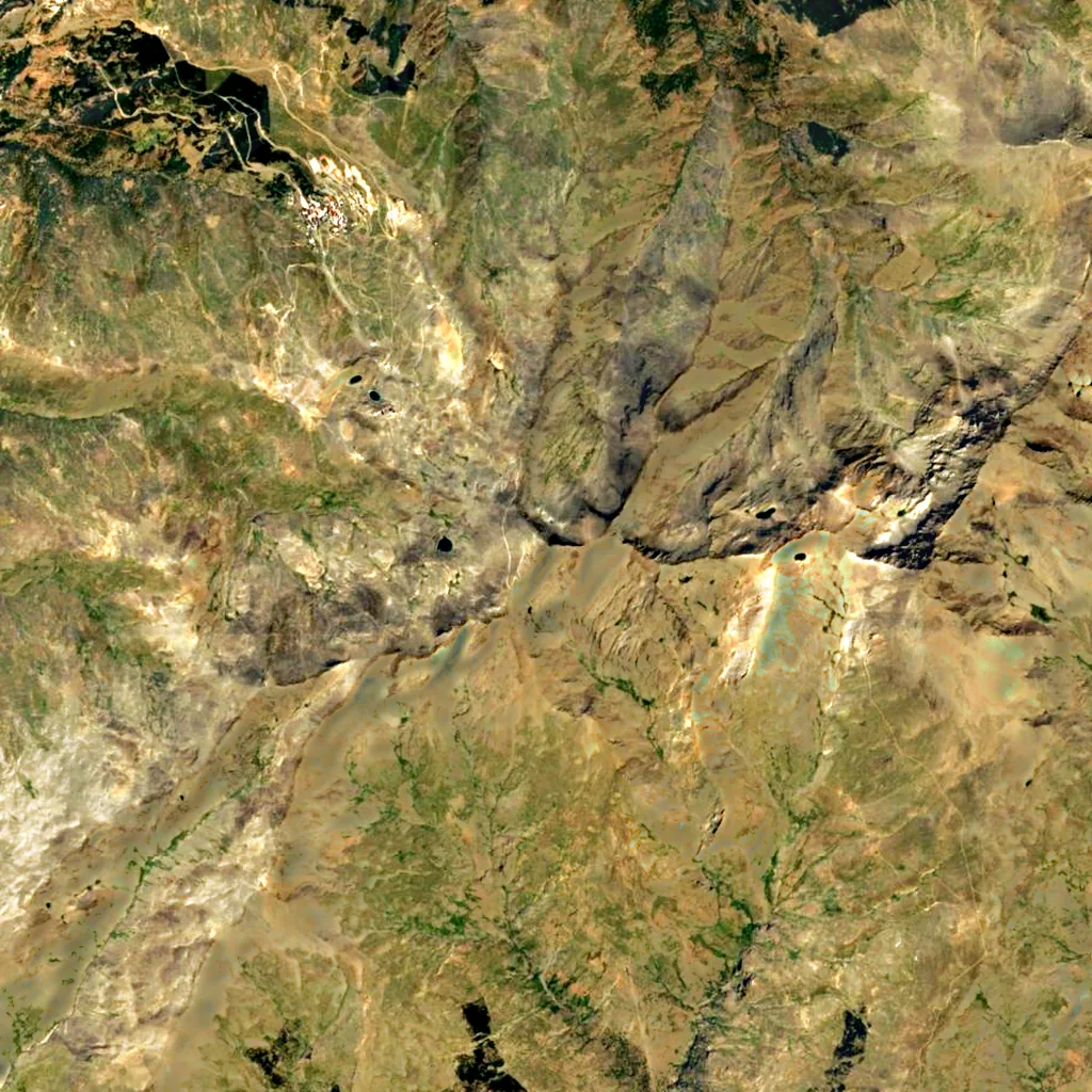 Veleta seen from above (Sentinel-2)