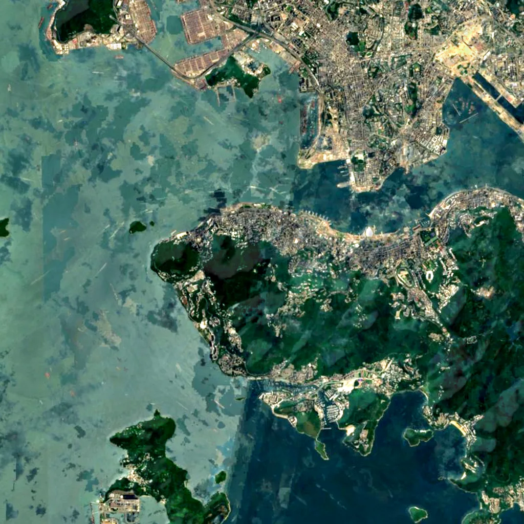 Victoria Peak seen from above (Sentinel-2)