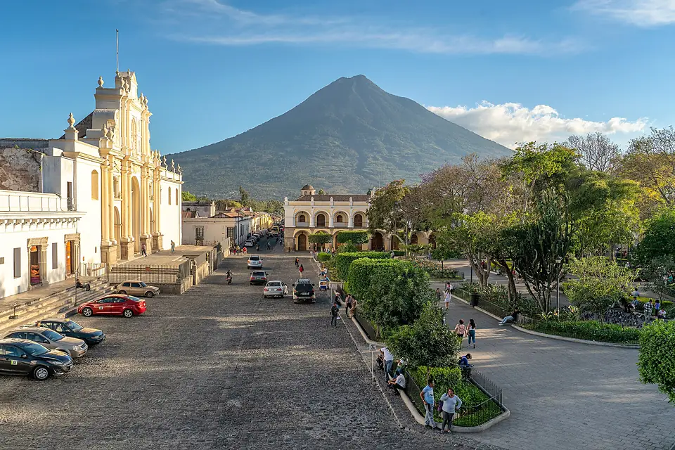 Agua Volcano in Antigua Guatemala