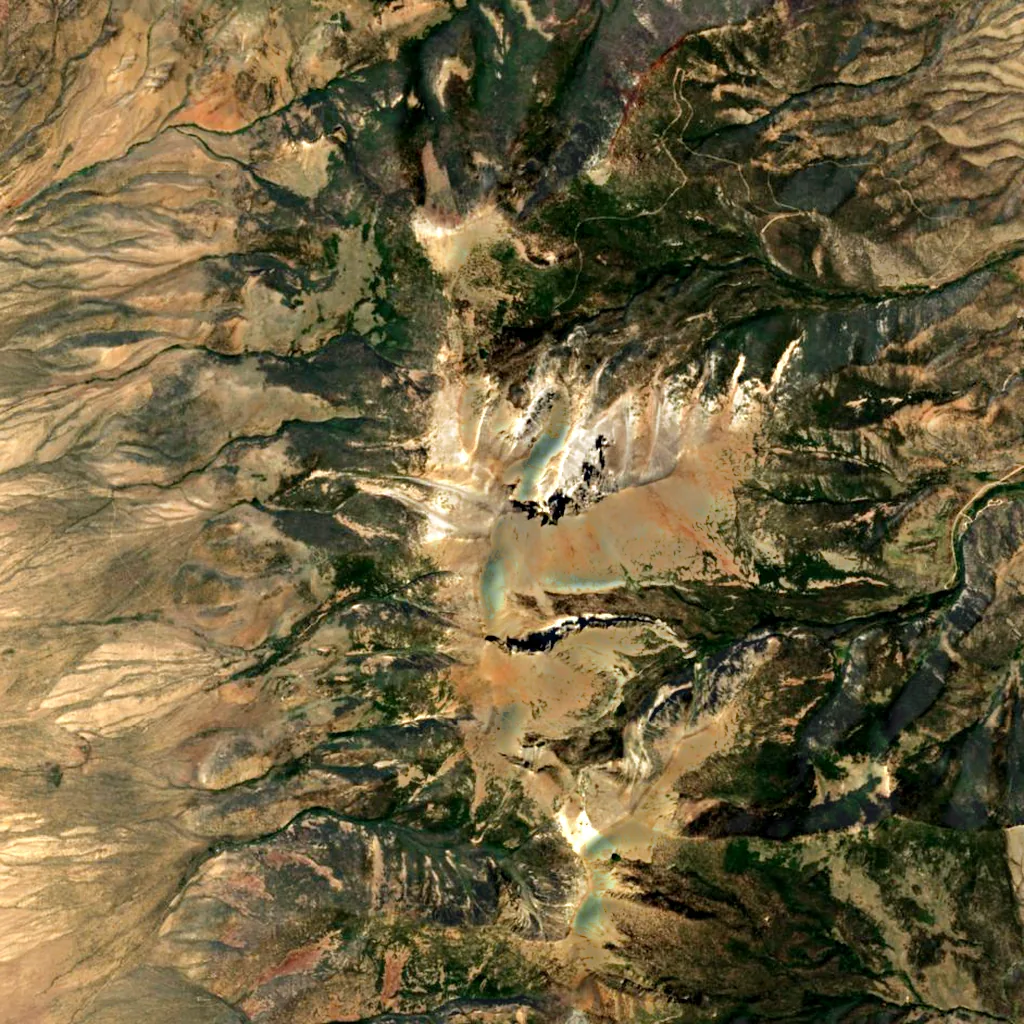 Wheeler Peak seen from above (Sentinel-2)