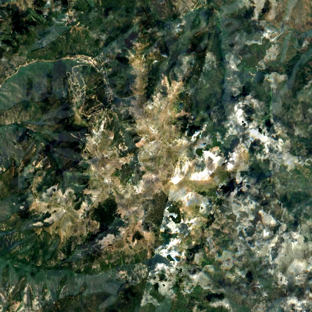 Wheeler Peak seen from above (Sentinel-2)